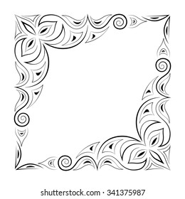frame. Decorative vector elements