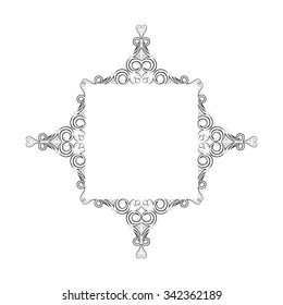 frame. Decorative vector elements