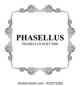 frame. Decorative vector elements