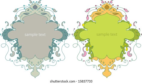 Frame design Abstract