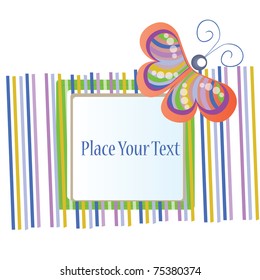 Frame Design With Butterfly