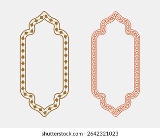 Frame design collection for stylish text box layouts, vintage invitations, and modern cover designs