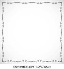 Frame for design drawn in vector illustration eps 10.