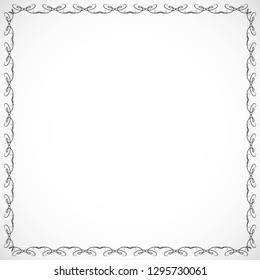Frame for design drawn in vector illustration eps 10.