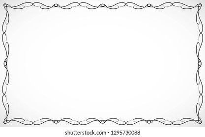 Frame for design drawn in vector illustration eps 10.