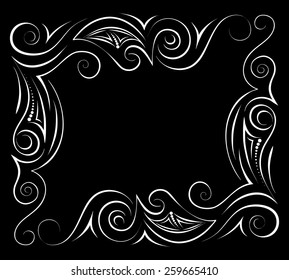 Frame. Design elements. Vector Illustration