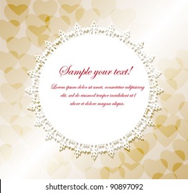 Frame design for greeting card
