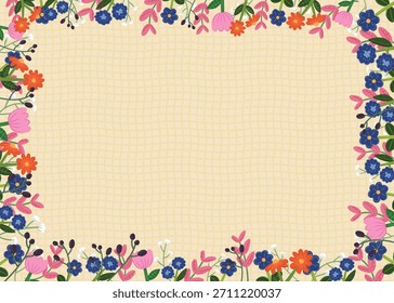 frame design with modern and simple style
