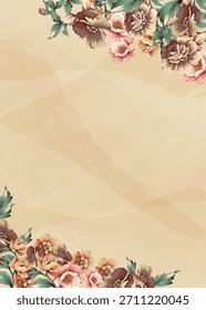 frame design with modern and simple style