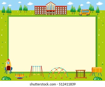 Playground Border Images Stock Photos Vectors Shutterstock
