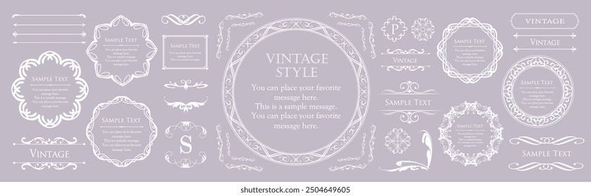 Frame design set inspired by Halloween