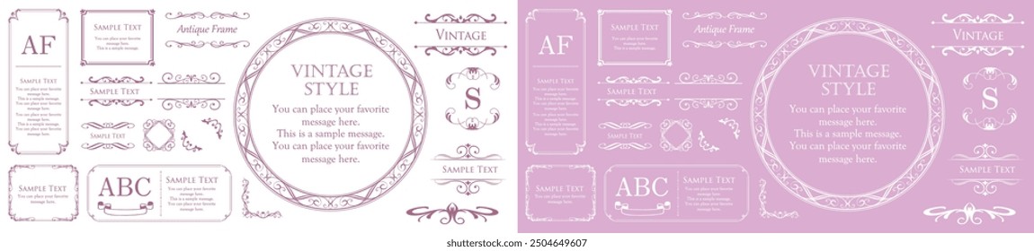 Rahmendesign-Set inspiriert von Halloween