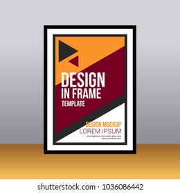 In Frame Design Template Mockup