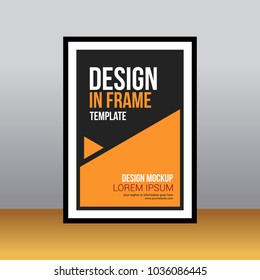 In Frame Design Template Mockup