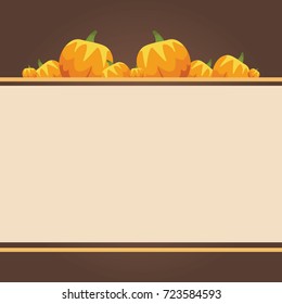 Frame design with thanksgiving theme