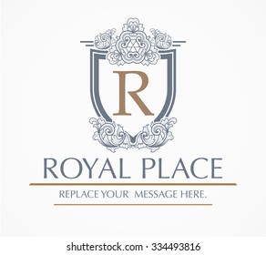 Frame design For use with various logos or classic. The letters within the framework Adjust as needed. The characteristics of pattern Thailand is applied with a beautiful background.