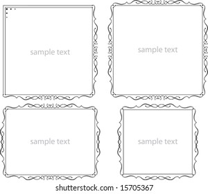 Frame Designs in various shapes
