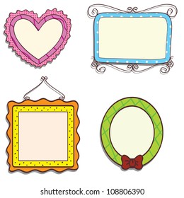 frame doodle with different shapes and sizes