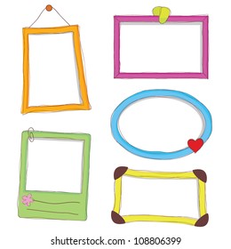 frame doodle with different shapes and sizes