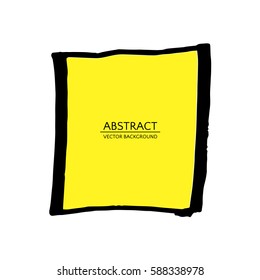 Frame drawn with a marker by hand.