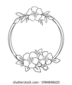 Frame in eastern tradition. Stylized with henna tattoos decorative pattern for decorating covers for book, notebook, casket, magazine, postcard and folder. Flower mandala in mehndi style.