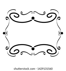 frame edges with lines boho style