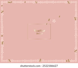 frame elegant graceful design flower floral frame element beautiful gorgeous lovely pretty luxury expensive background cover decoration abstract illustration