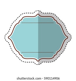 frame elegant isolated icon