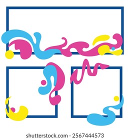 frame for element desain graphic