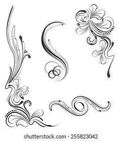 Frame elements in luxury style