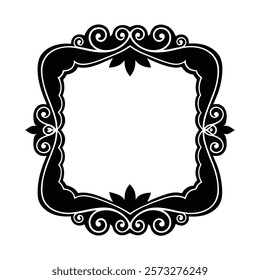 A frame with elements Vector Illustration