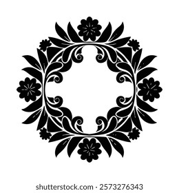 A frame with elements Vector Illustration