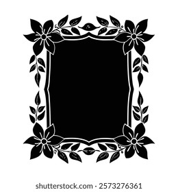 A frame with elements Vector Illustration