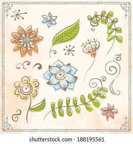 frame engraved vintage design elements illustration flower classical border and design part frame engraved vintage design elements illustration flower straight classic vegetation petal nails fingers e
