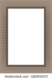 a frame for entering text in a brown abstract pattern background