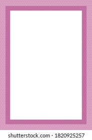 a frame for entering text with a light purple abstract pattern background