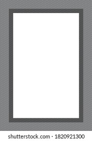 A frame for entering text on the background of a gray abstract pattern