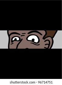 Frame face cartoon