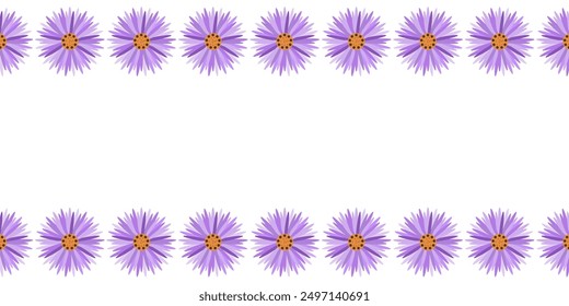Frame with fall colors with space for text. Floral background. For invitation design, postcard, banner, advertising. Vector graphics  