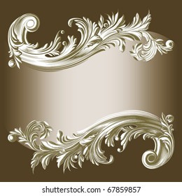 frame with filigree design element