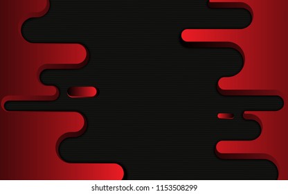frame flat art background red deep concept background