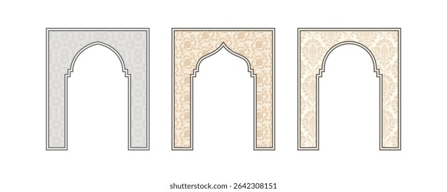 Frame with floral border and soft vintage leaves in artistic pastel tone vector illustration for decorative elegant wedding invitation