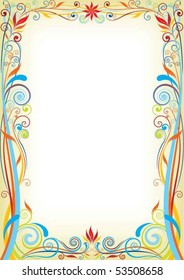 Frame floral design