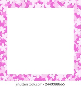 The frame is in a floral frame. A page with empty space and colors in the background.