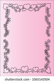 Frame of flower	