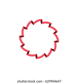 Frame Flower Logo Concept