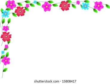Frame of flowers - Powered by Shutterstock - Get 15% off with code: PIKWIZARD15