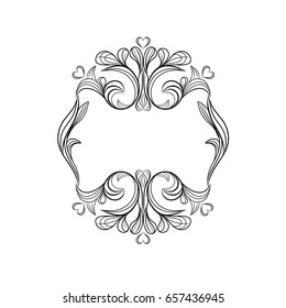 Frame of flowers 