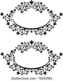 frame with flowers