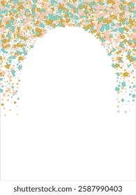 Frame of flowers and circles in gentle tones. Frame with space for your inscription. Floristic frame. Elements of nature. Vector illustration.